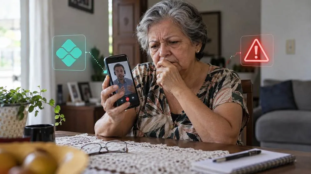 Idosa perde R$ 19,4 mil após videochamada de falso funcionário de banco em Sinop